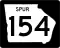 State Route 154 Spur marker