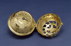 Pomander Watch of 1530, once belonged to Philip Melanchthon, possibly created by Peter Henlein