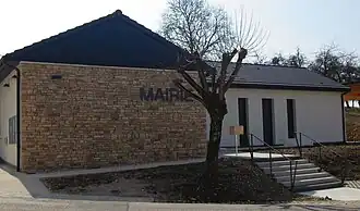 The town hall in Germonville