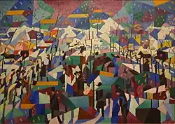 Le Boulevard, 1911, oil on canvas, 63.5 x 91.5 cm, Estorick Collection, London