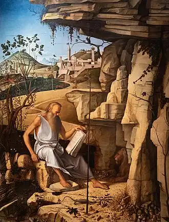 Saint Jerome Reading in the Desert