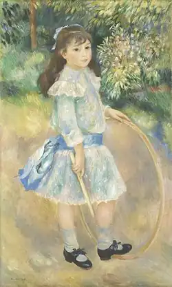 Pierre-Auguste Renoir, Girl with a Hoop, 1885, National Gallery of Art, Washington, D.C.