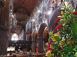 Choir viewed from the pulpit