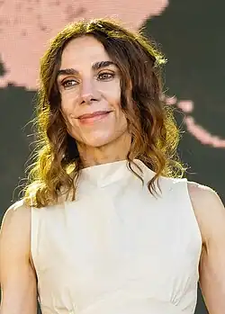 Harvey at the Glastonbury Festival, 2024