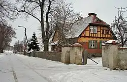 Gościęcice in winter