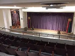 View of the main auditorium from the mezzanine level