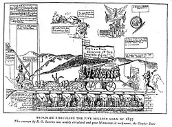 A complicated cartoon which focuses on a team of gophers pulling a self-proclaimed "Gopher Train"