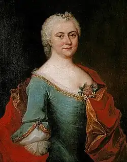 Portrait by Elias Gottlob Haussmann, c. 1750