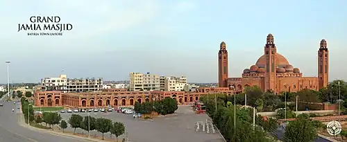 A view of Bahria Grand Mosque
