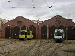 Tram Depot near the Railway Station