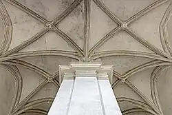 Ribbed-vault ceiling of the main stair.