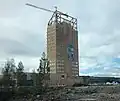 Mjøstårnet, Brumunddal, Norway, under construction in 2018