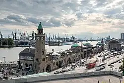 St. Pauli Piers and the port of Hamburg
