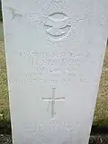 Headstone of Sergeant Spinner and his brother George, lost on HMS Hood.