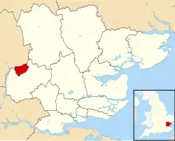 Shown within Essex