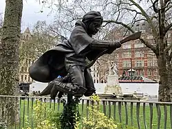 Sculpture of Harry Potter in Leicester Square, London, 2020