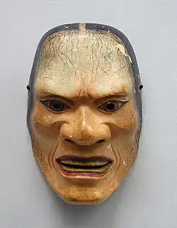 Hashihime mask at the Tokyo National Museum. Edo period, 1600s.