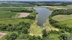 Crawford Pond Park, 0.7 miles northwest of Haskins