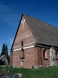 The north side of the church.