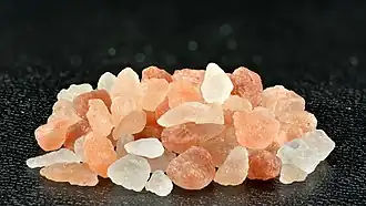 Image 62Himalayan salt, by Iifar (from Wikipedia:Featured pictures/Sciences/Geology)