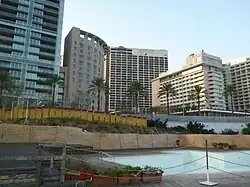 Phoenicia Hotel as seen from Beirut's Coastline