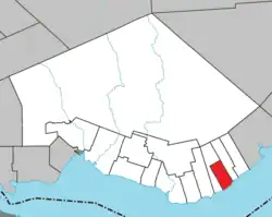 Location within Bonaventure RCM