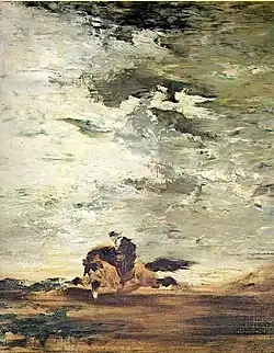 Scottish Horseman (ca. 1854), 145 x 145 cm., Musée Gustave Moreau