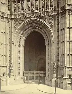 Entrance to Victoria's Tower of the Houses of Parliament, London (1840–1876)
