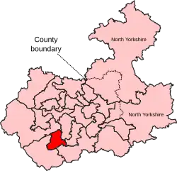 A large constituency in the south of the county.