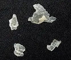 Flakes of dead skin cells