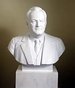 Hubert H. Humphrey (1982), United States Senate Vice Presidential Bust Collection, U.S. Capitol