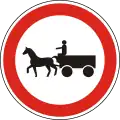 C-014 No animal-drawn carts