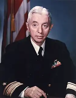 Hyman G. Rickover, admiral of the United States Navy, "Father of the Nuclear Navy"