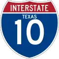 Interstate 10 marker
