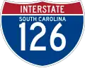 Interstate 126 marker