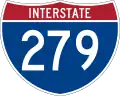 Interstate 279 marker