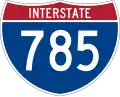 Interstate 785 marker