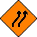 WK 015 Move to Right (Two Lanes)