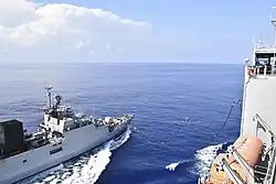 Kiltan replenishment at sea by Richard E. Byrd.