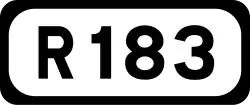 R183 road shield}}