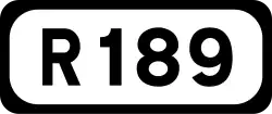 R189 road shield}}