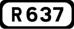 R637 road shield}}