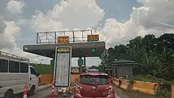 Ibaan Exit of STAR Tollway