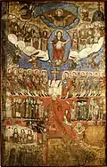 An icon of the Last Judgment from Šariš Museum Bardejov
