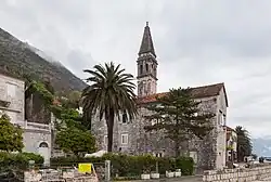 St Nicholas church in Perast.