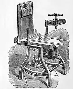 Placing the dry flong in the casting box.