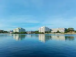 Iloilo River view from the Esplanade in Lapuz district