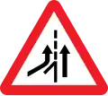 Merging Traffic ahead from Left