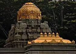 Vimana over the garbhagriha or inner sanctum