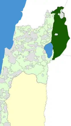 Location of Golan